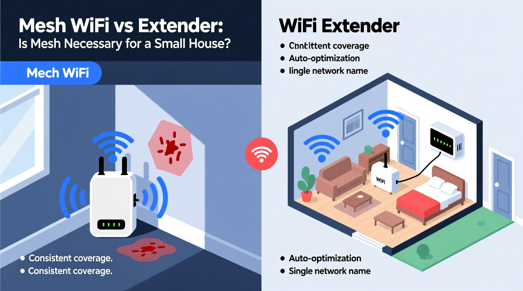 mesh wifi vs extender is mesh really necessary for a small house
