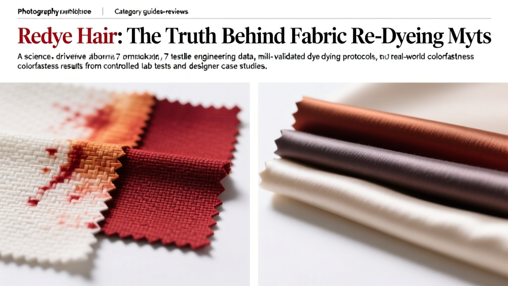 Redye Hair: The Truth Behind Fabric Re-Dyeing Myths