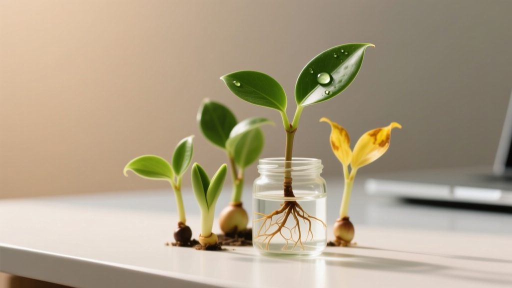 Fix Yellow Leaves on Indoor Plant Cuttings