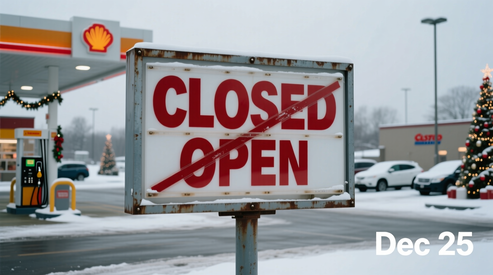 is costco gas open on christmas