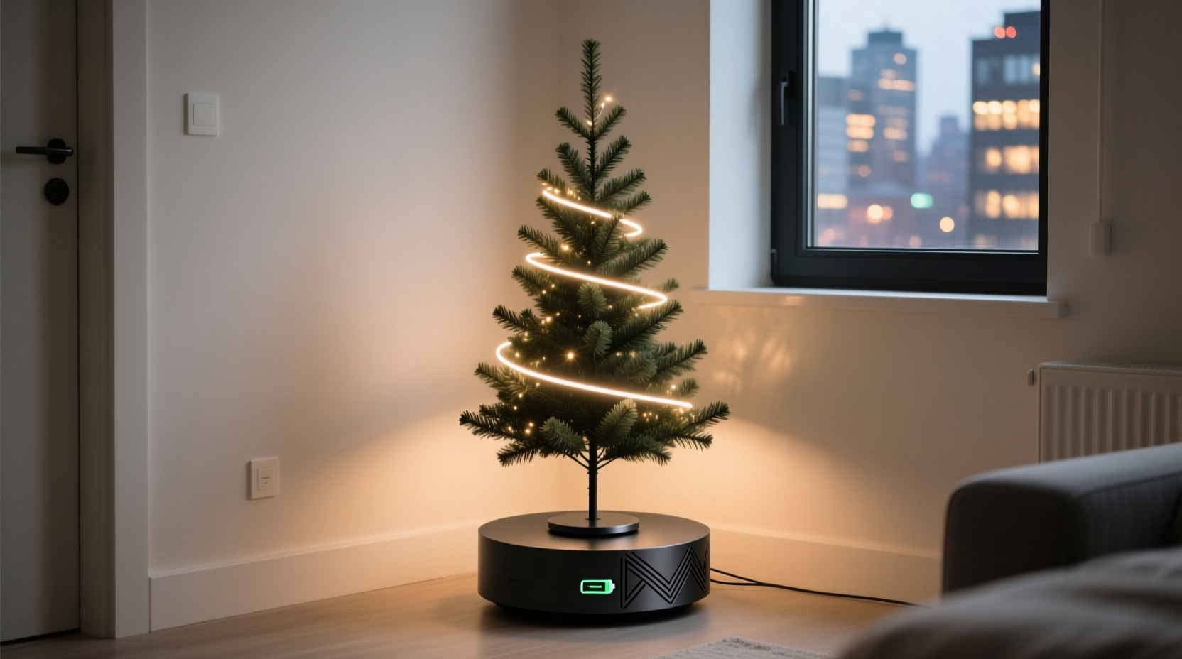 is a rotating christmas tree base worth it for small spaces and tiny apartments