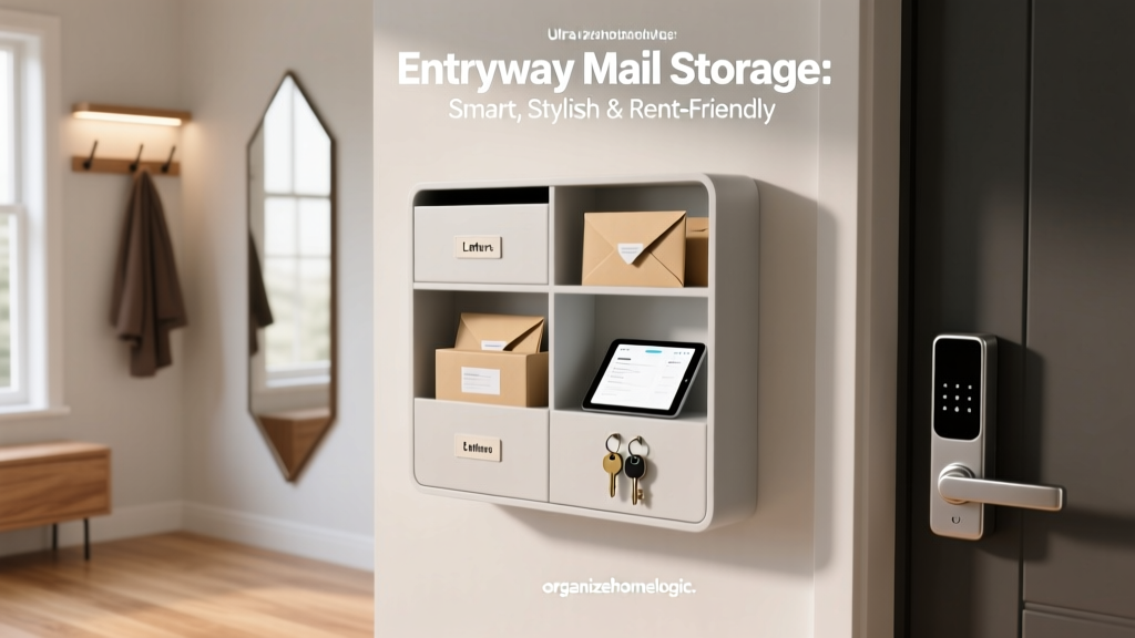 Entryway Mail Storage: Smart, Stylish & Rent-Friendly