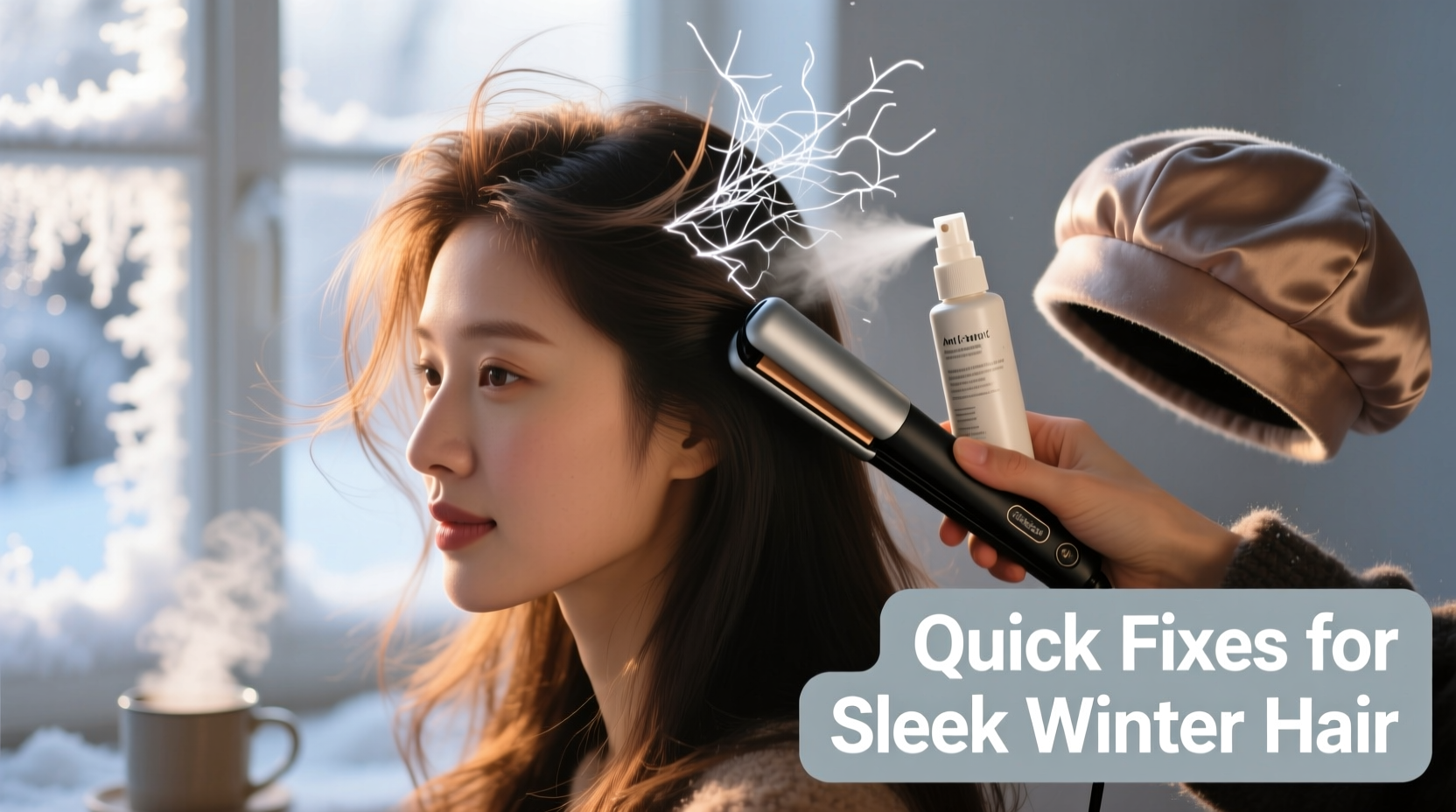 why does my hair static in winter quick fixes for sleek styles