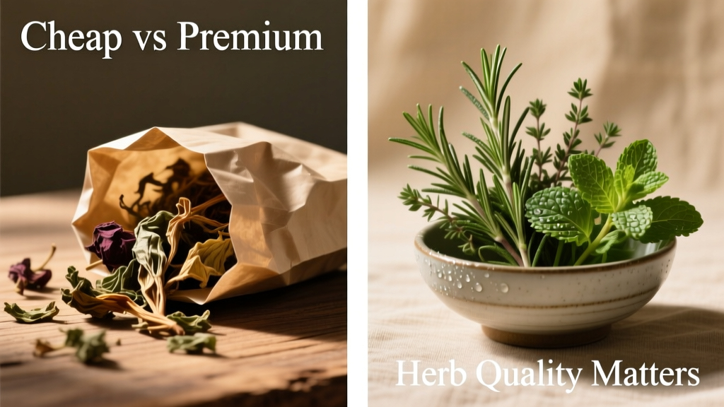 Cheap vs Premium Herbs: What You’re Really Paying For — A Botanist’s Analysis
