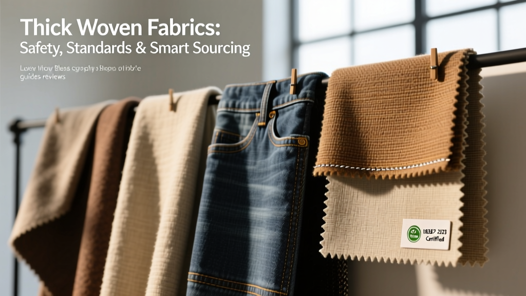 Thick Woven Fabrics: Safety, Standards & Smart Sourcing