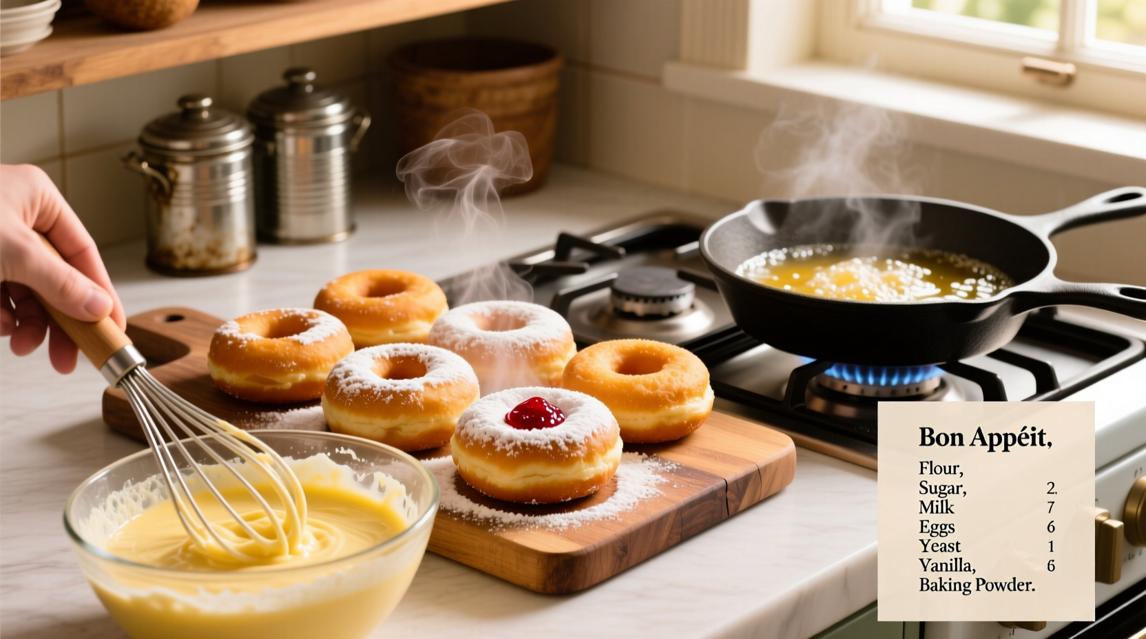 how to cook donuts at home