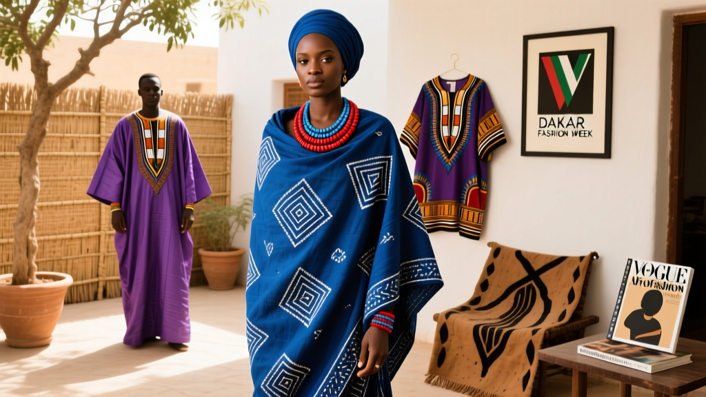 Senegalese Foulard Printing Methods And Symbolic Color Meanings