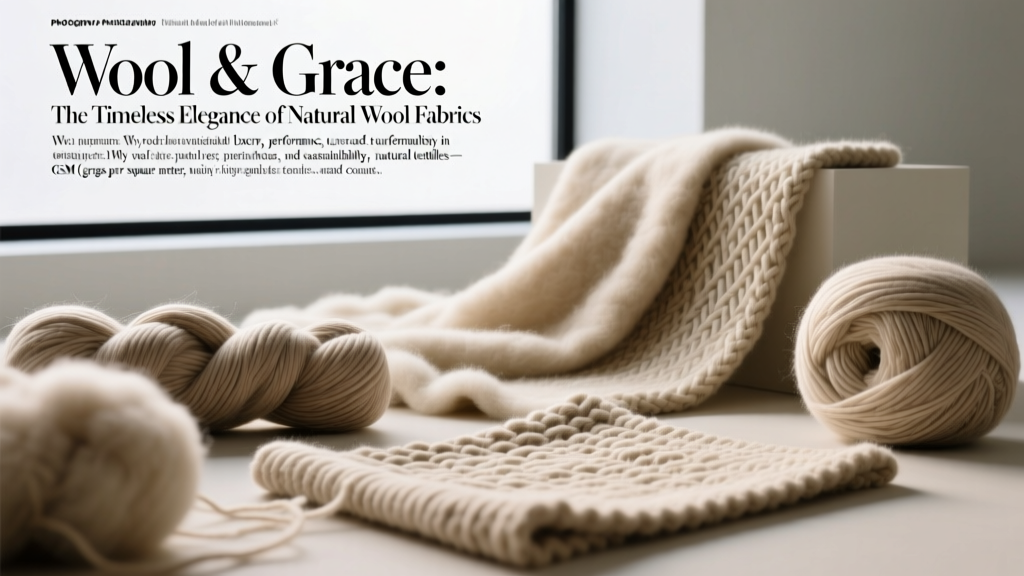 Wool & Grace: The Timeless Elegance of Natural Wool Fabrics