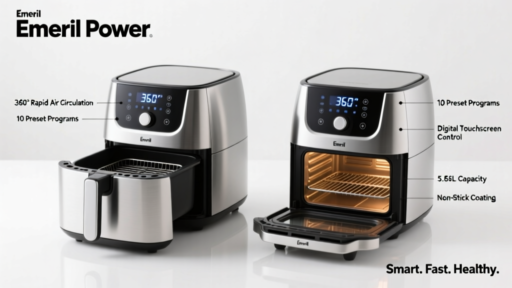 Emeril Power Air Fryer Oven 360 Features Explained