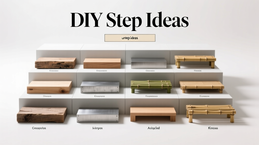 12 Practical DIY Step Ideas for Home, Garden, and Workshop Use