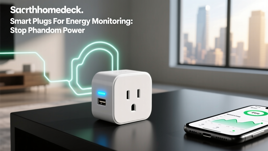 Smart Plugs For Energy Monitoring: Stop Phantom Power