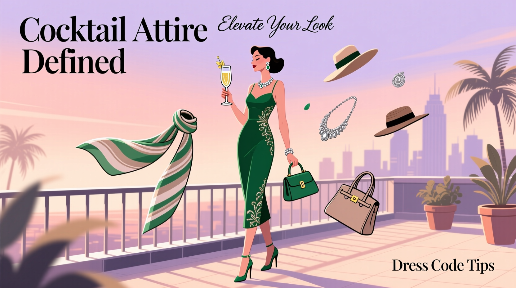 what to wear to a cocktail attire wedding