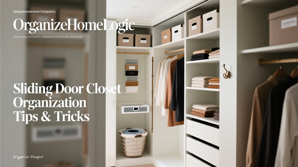 Sliding Door Closet Organization Tips & Tricks