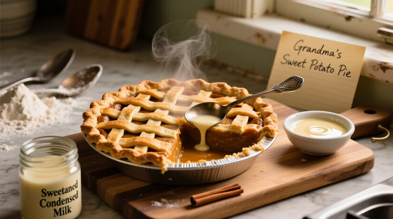 Perfect Sweet Potato Pie Recipe with Condensed Milk - Ready in 60 Min