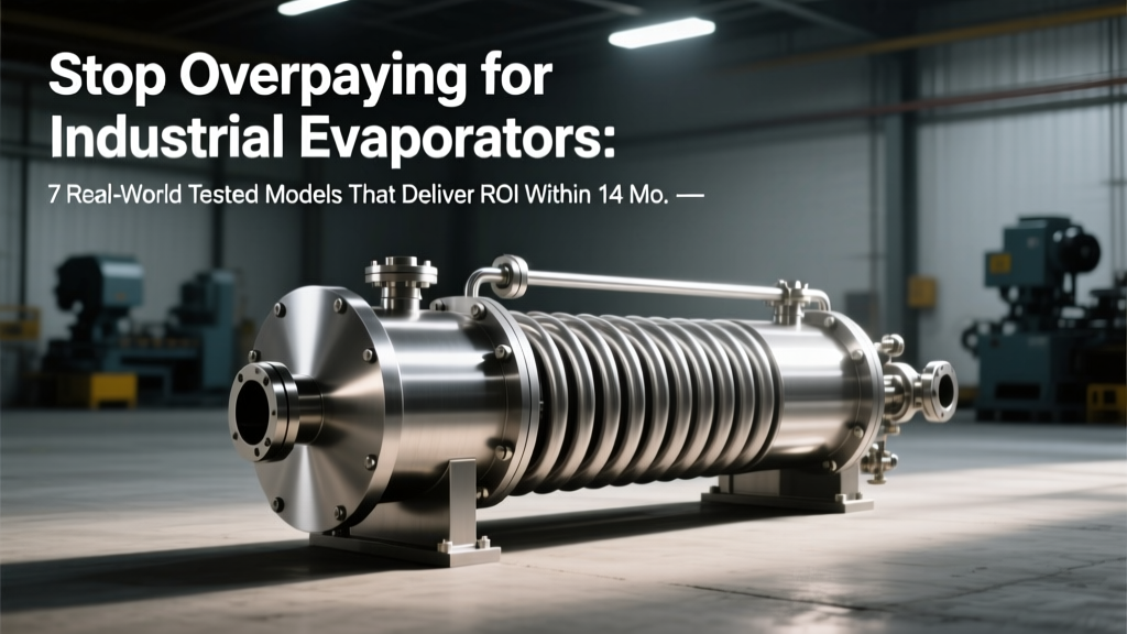 7 ROI-Focused Industrial Evaporators (2024 Guide)