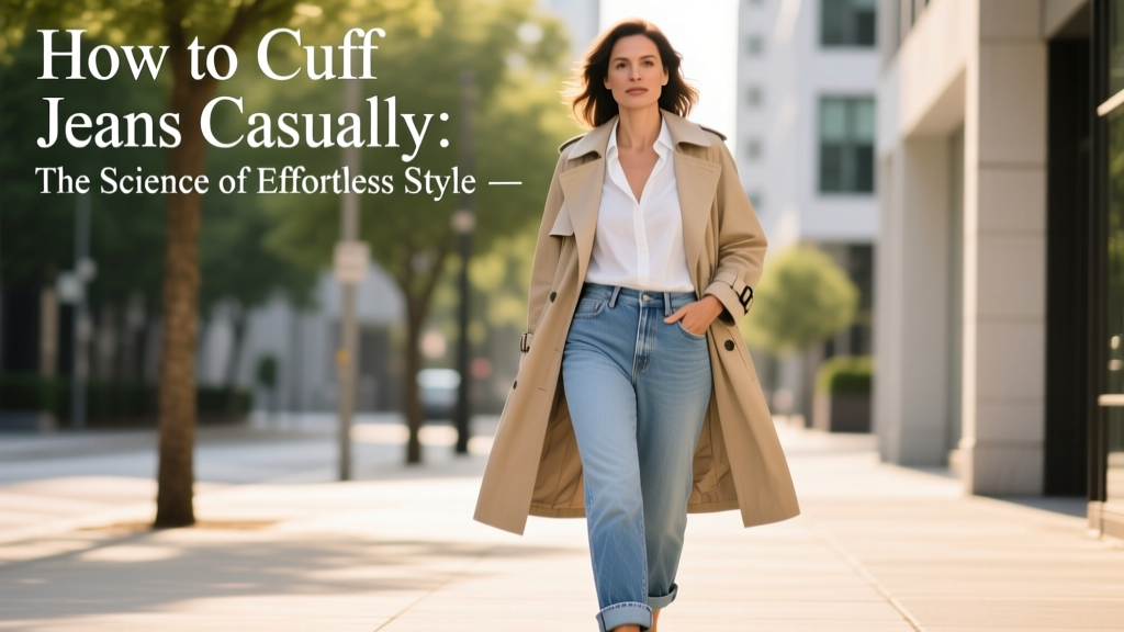 How to Cuff Jeans Casually: The Science of Effortless Style