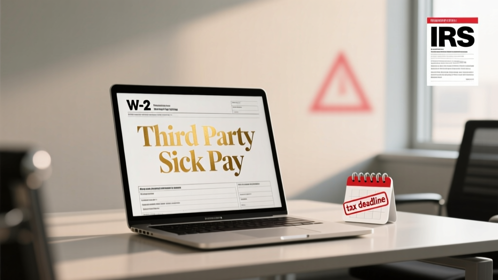 Third-Party Sick Pay on W-2: Avoid IRS Errors (2026)