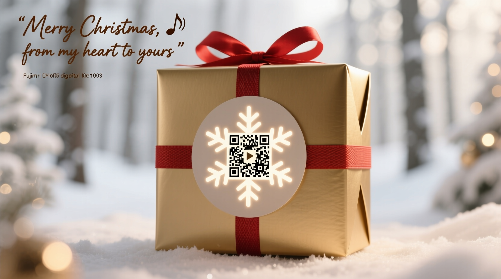 how to use qr codes on christmas gifts for personalized digital messages