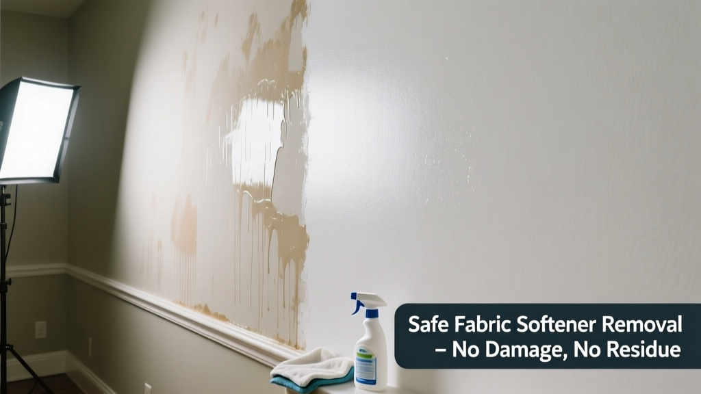 How to Remove Fabric Softener from Painted Walls Safely