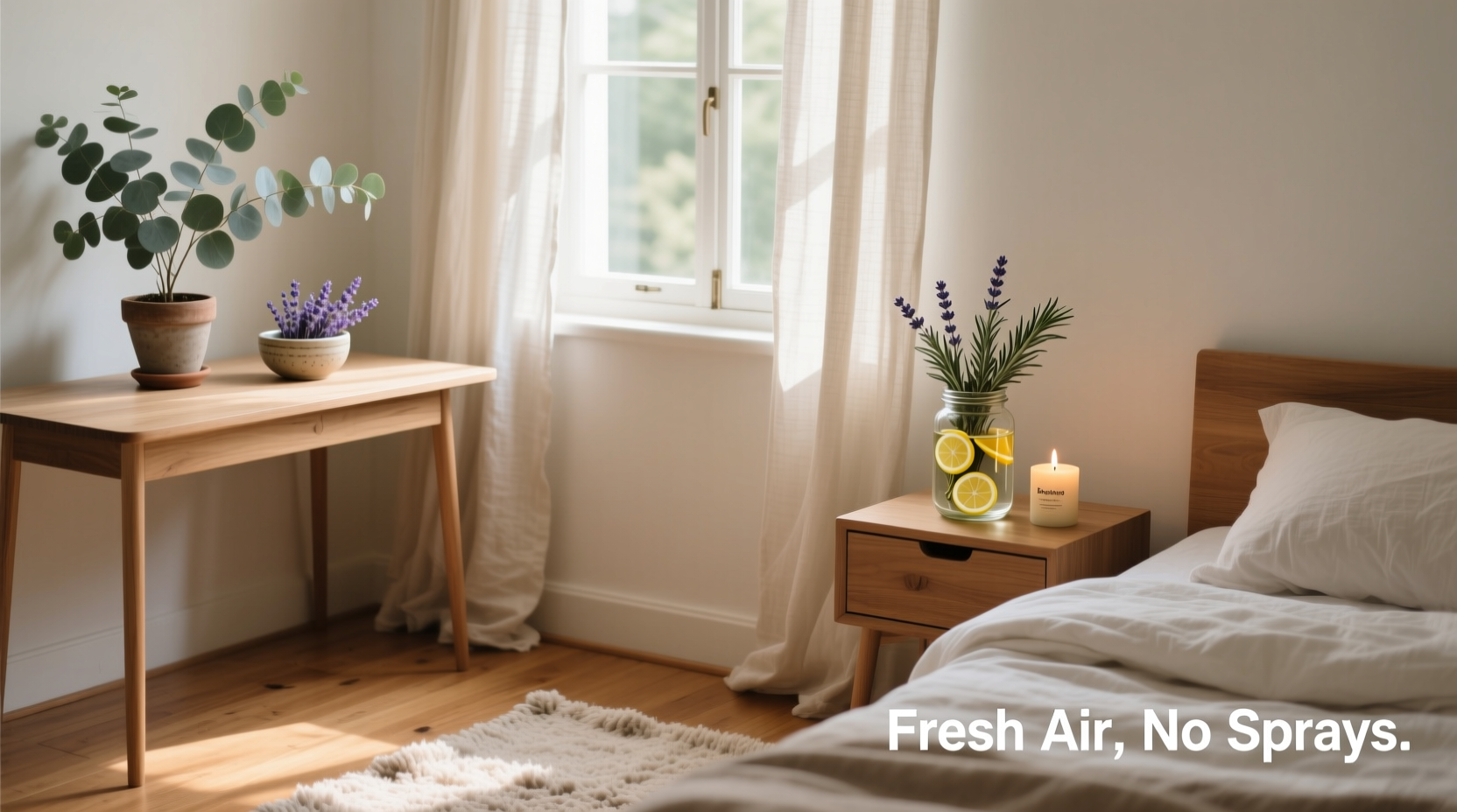 how to make your room smell fresh without using artificial sprays
