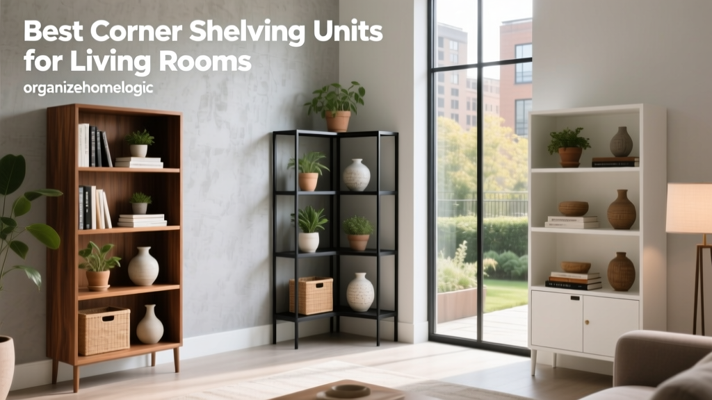 Best Corner Shelving Units for Living Rooms