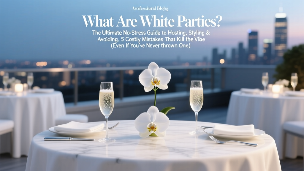 What Are White Parties? History, Style & Planning Tips