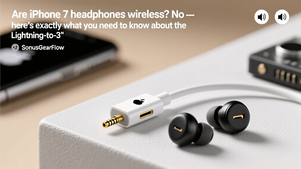 iPhone 7 Headphones Wireless? No — Adapter & Bluetooth Fixes