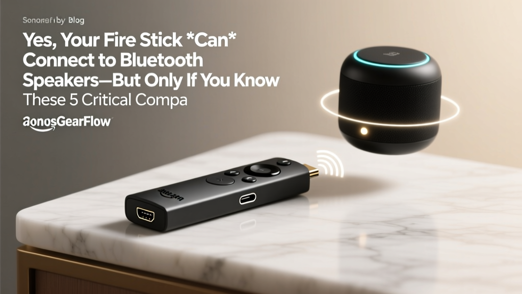 Fire Stick Bluetooth Speakers: Compatibility Guide (2026)