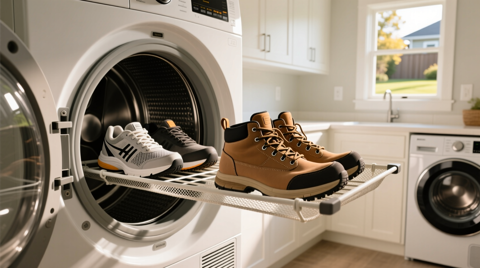 dryer hack drying shoes safely