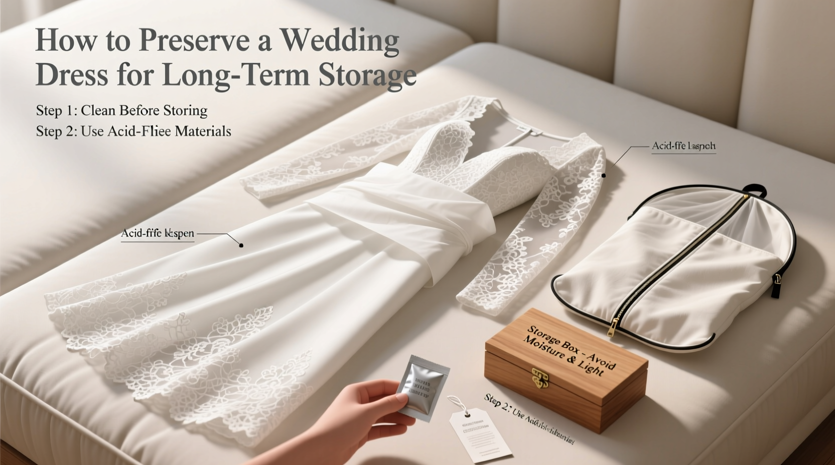how to preserve wedding dress