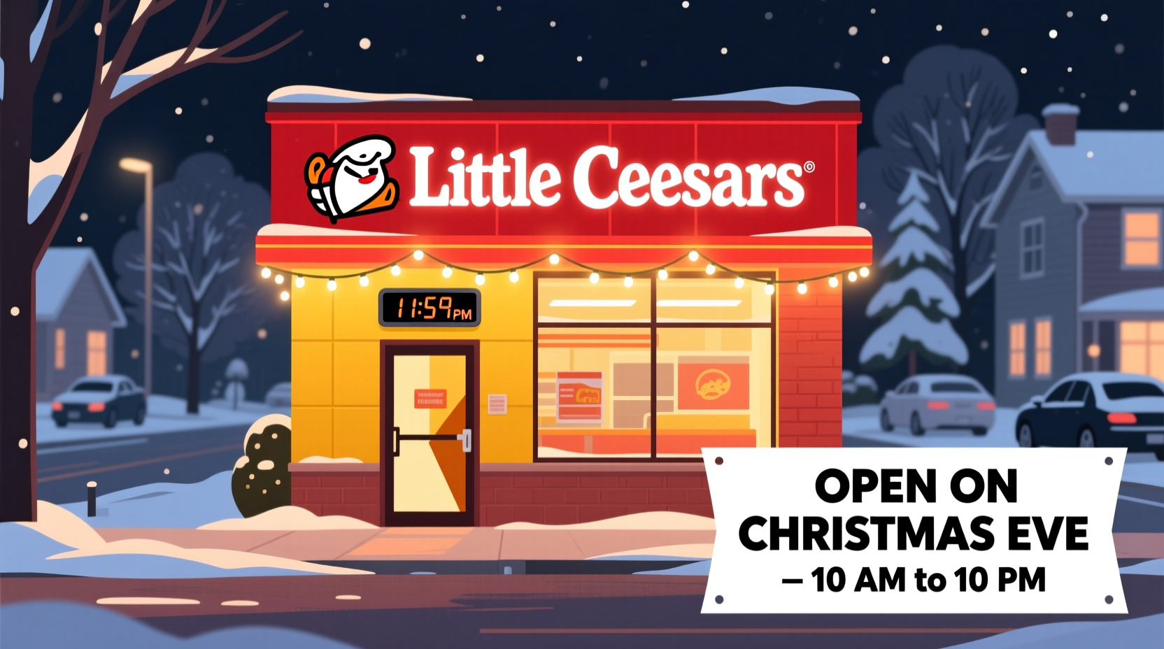 is little caesars open on christmas eve