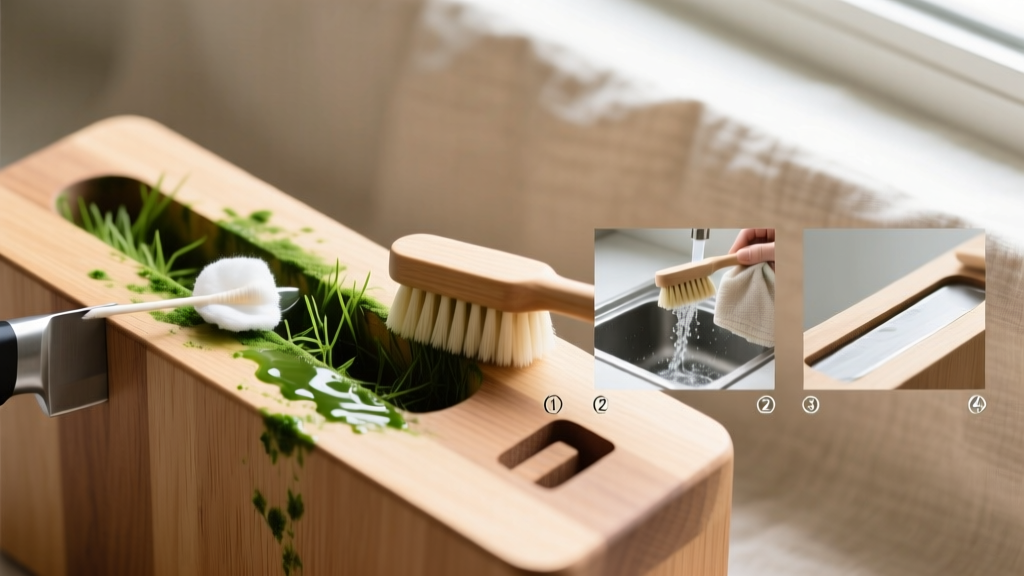 Easy & Proven: How to Get Grass Out of Knife Block