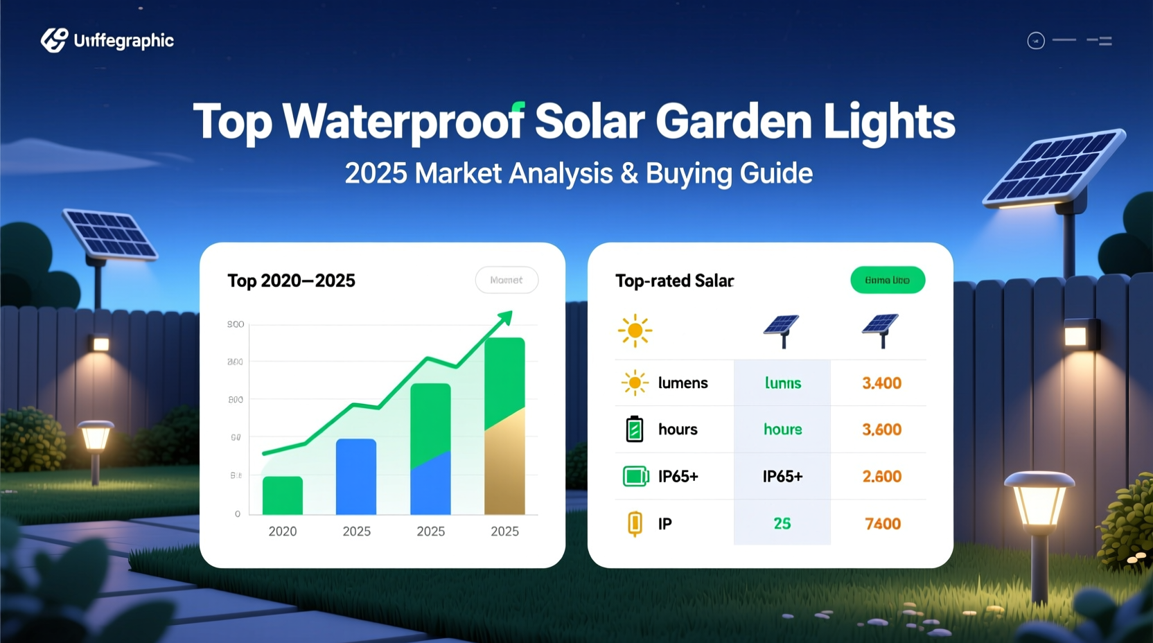 solar garden lights outdoor waterproof led best sellers