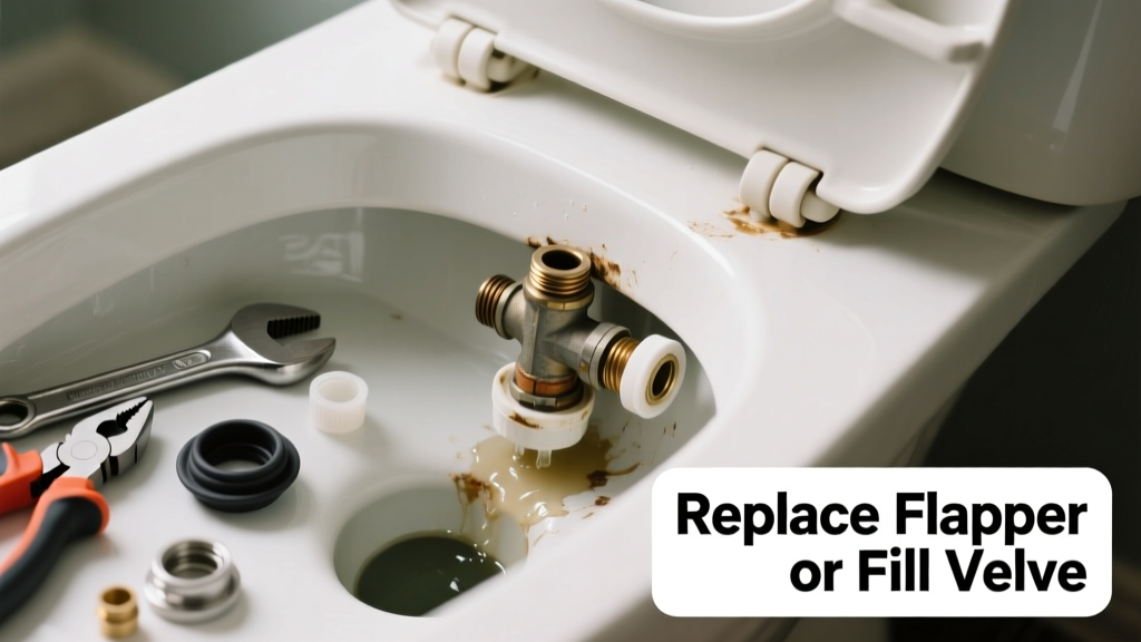 Toilet Won’t Flush? Replace the Flapper or Fill Valve