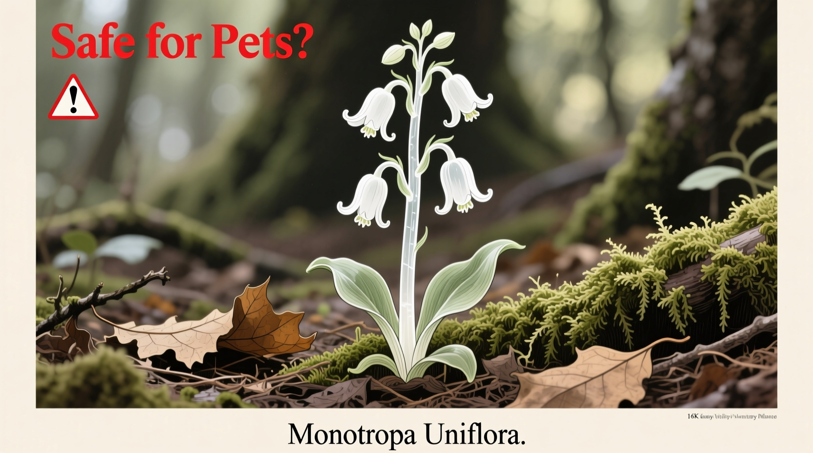 Is Monotropa Uniflora Safe for Your Pets?