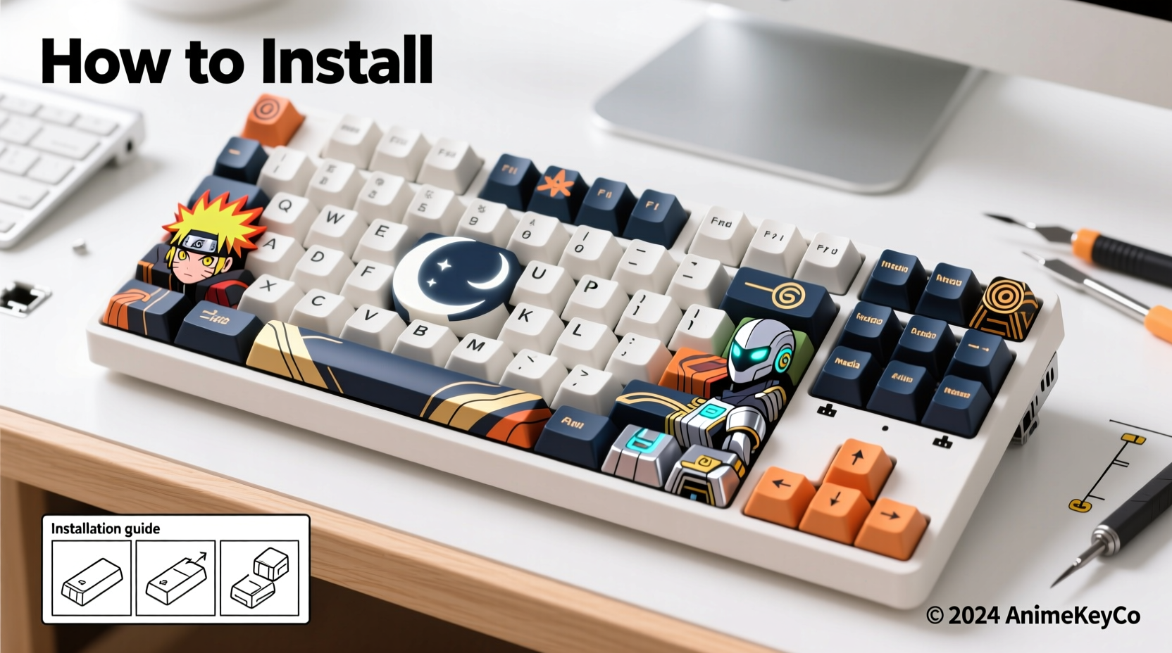 anime keycap sets for mechanical keyboards where to buy and how to install