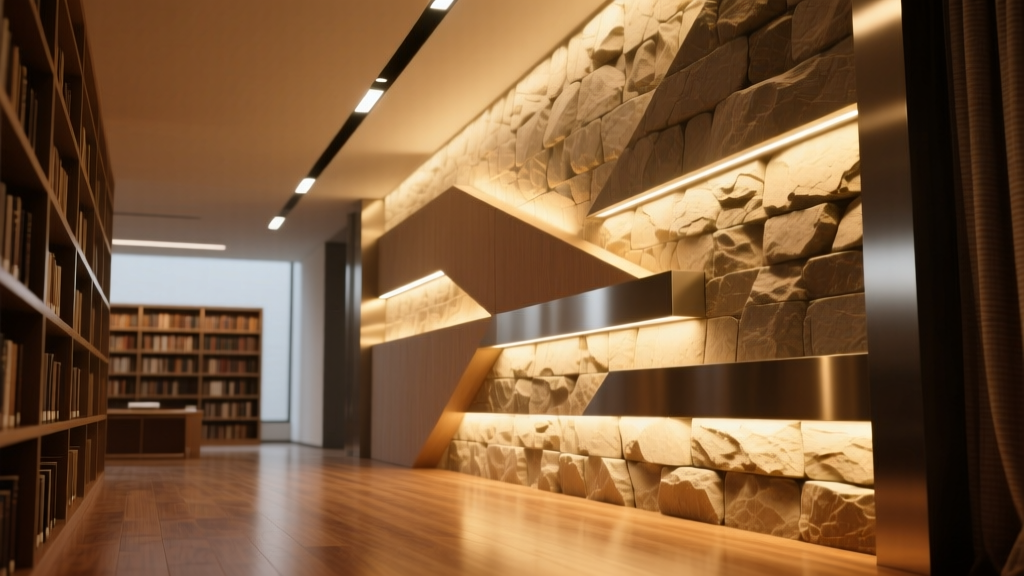 Library Lighting Design: 500 Lux at Reading Desks