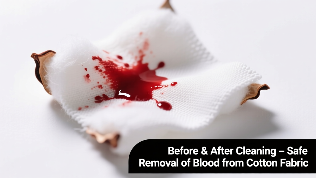 How to Remove Blood from Cotton Fabric Safely