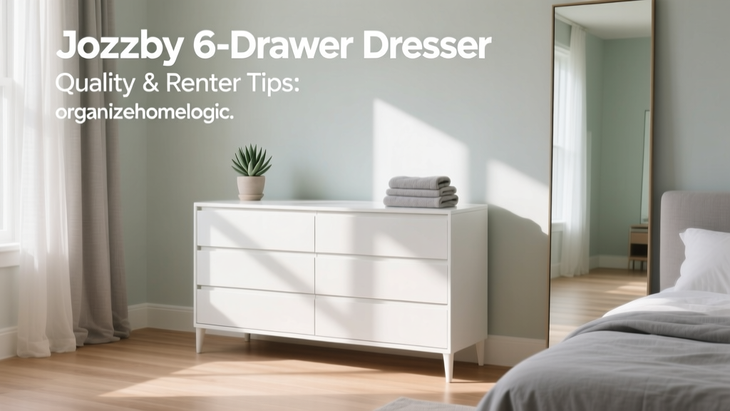 Jozzby 6-Drawer Dresser Review: Quality & Renter Tips