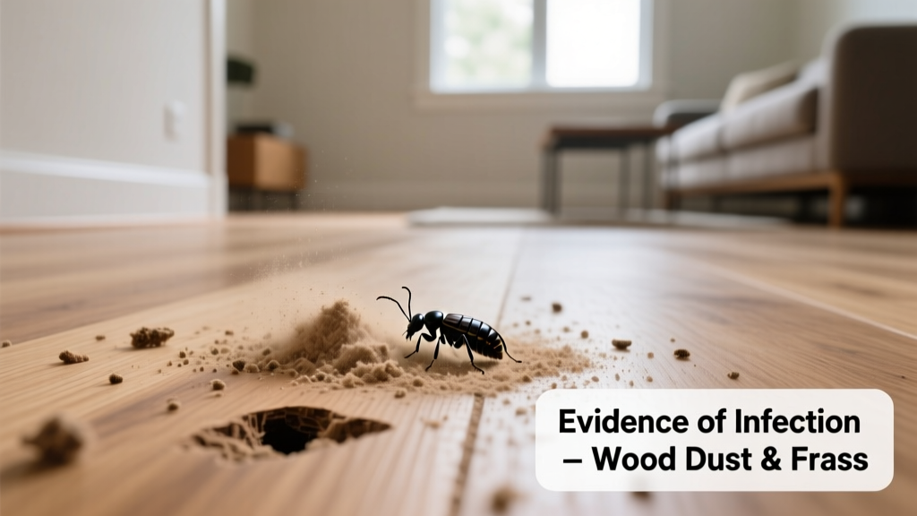 Wood Dust on Floor: What Pest Is Causing It?