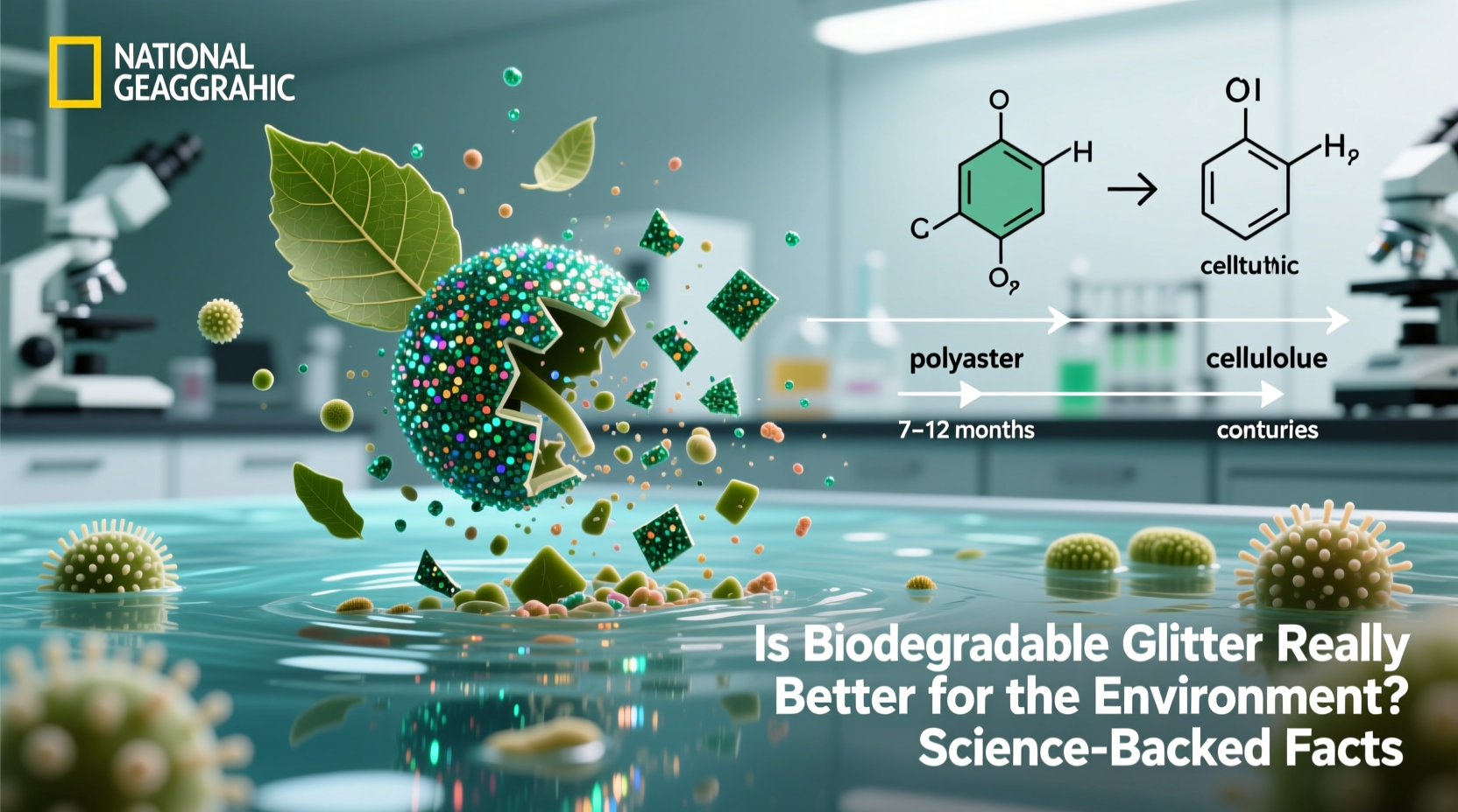 is biodegradable glitter really better for the environment science backed facts