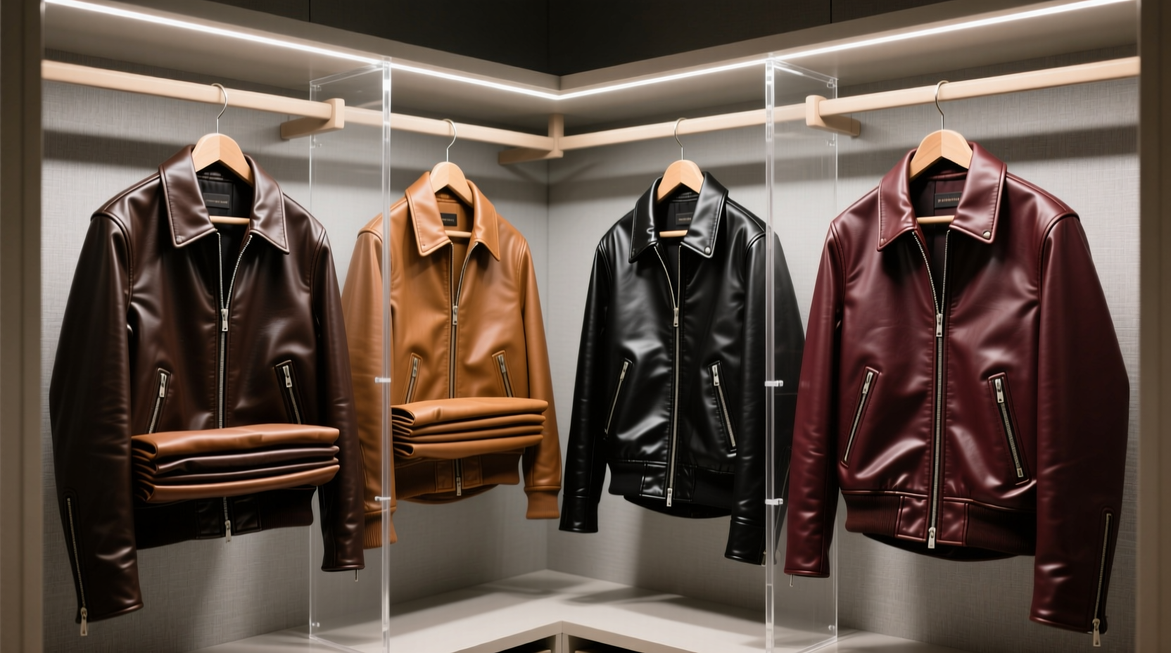 leather jacket storage without creases