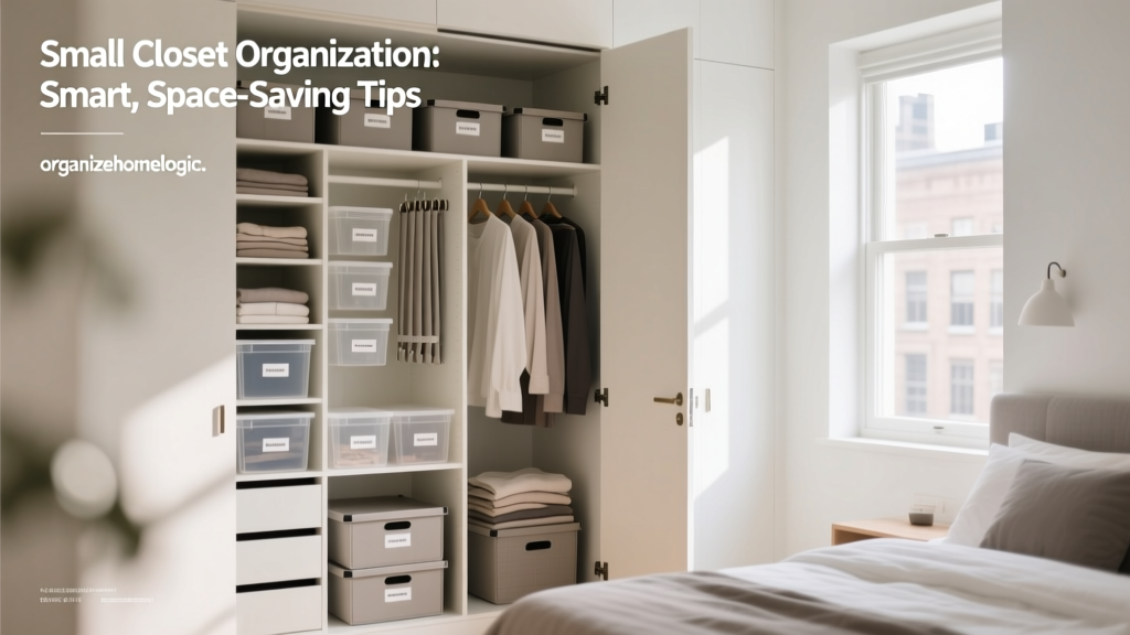 Small Closet Organization: Smart, Space-Saving Tips