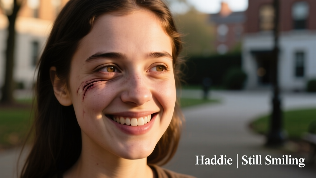 Haddie Lost an Eye and Part of Her Face, But She’s Still Smiling
