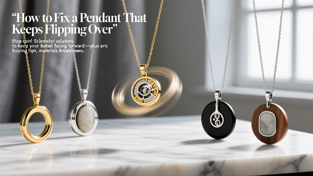 How to Fix a Pendant That Keeps Flipping Over