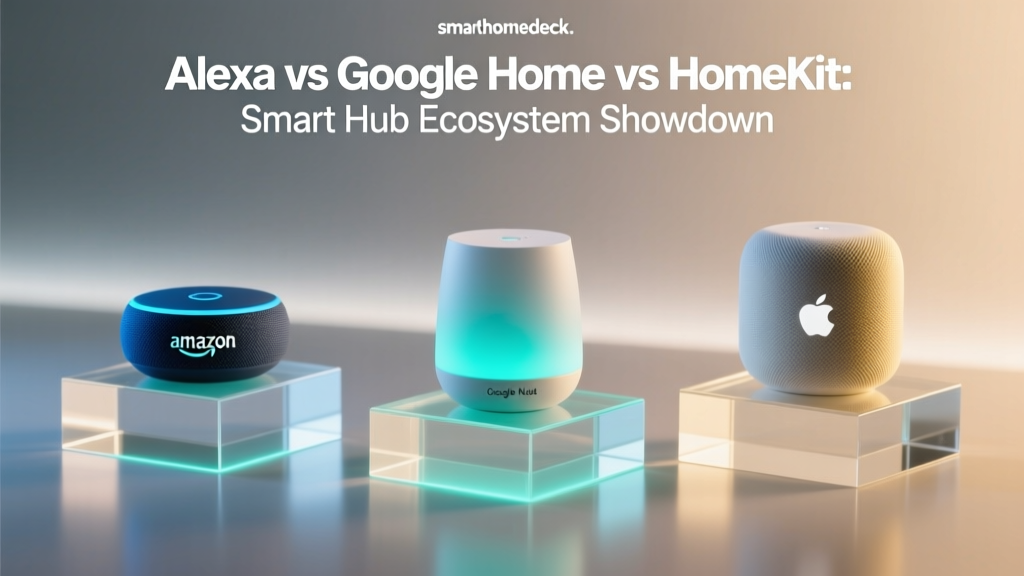 Alexa vs Google Home vs HomeKit: Smart Hub Ecosystem Showdown