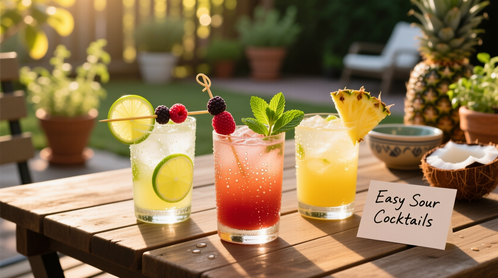 easy sour cocktail recipes
