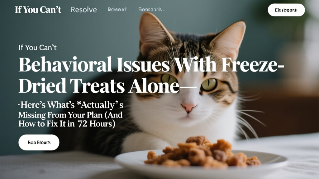 If You Can’t Resolve Cat Behavioral Issues With Freeze