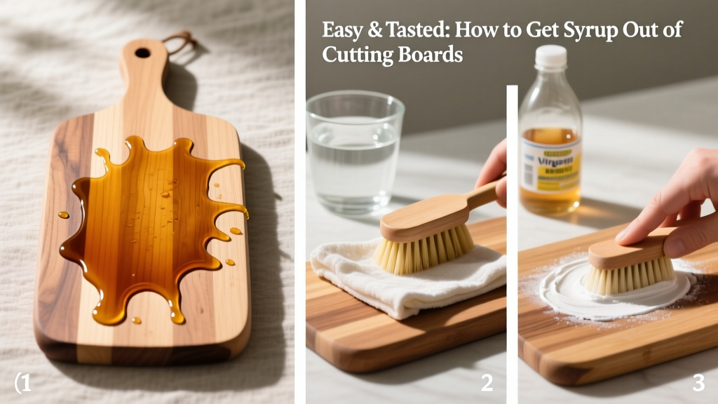 Easy & Tested: How to Get Syrup Out of Cutting Boards