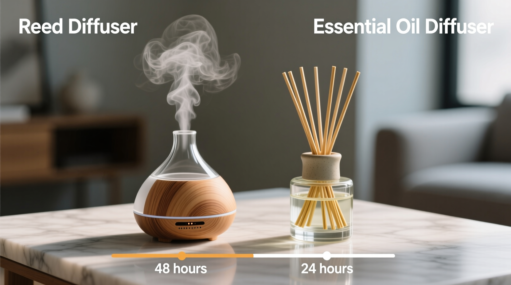 essential oil diffuser vs reed diffuser which one scents a room longer